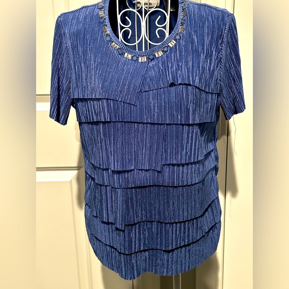 Alfred Dunner layered blouse size ps